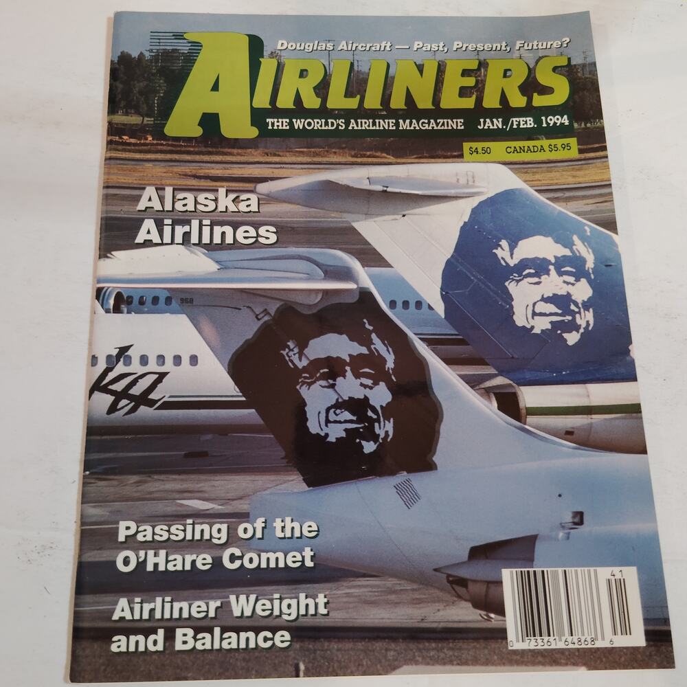 Airliners Magazine Jan/Feb 1994 Douglas Aircraft Vintage Aviation Journal